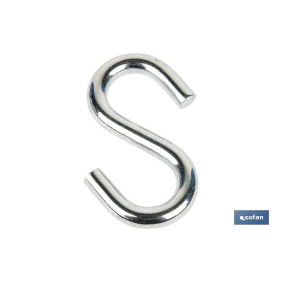 GANCHO EN "S" ZINCADO M-5 Venta unitaria